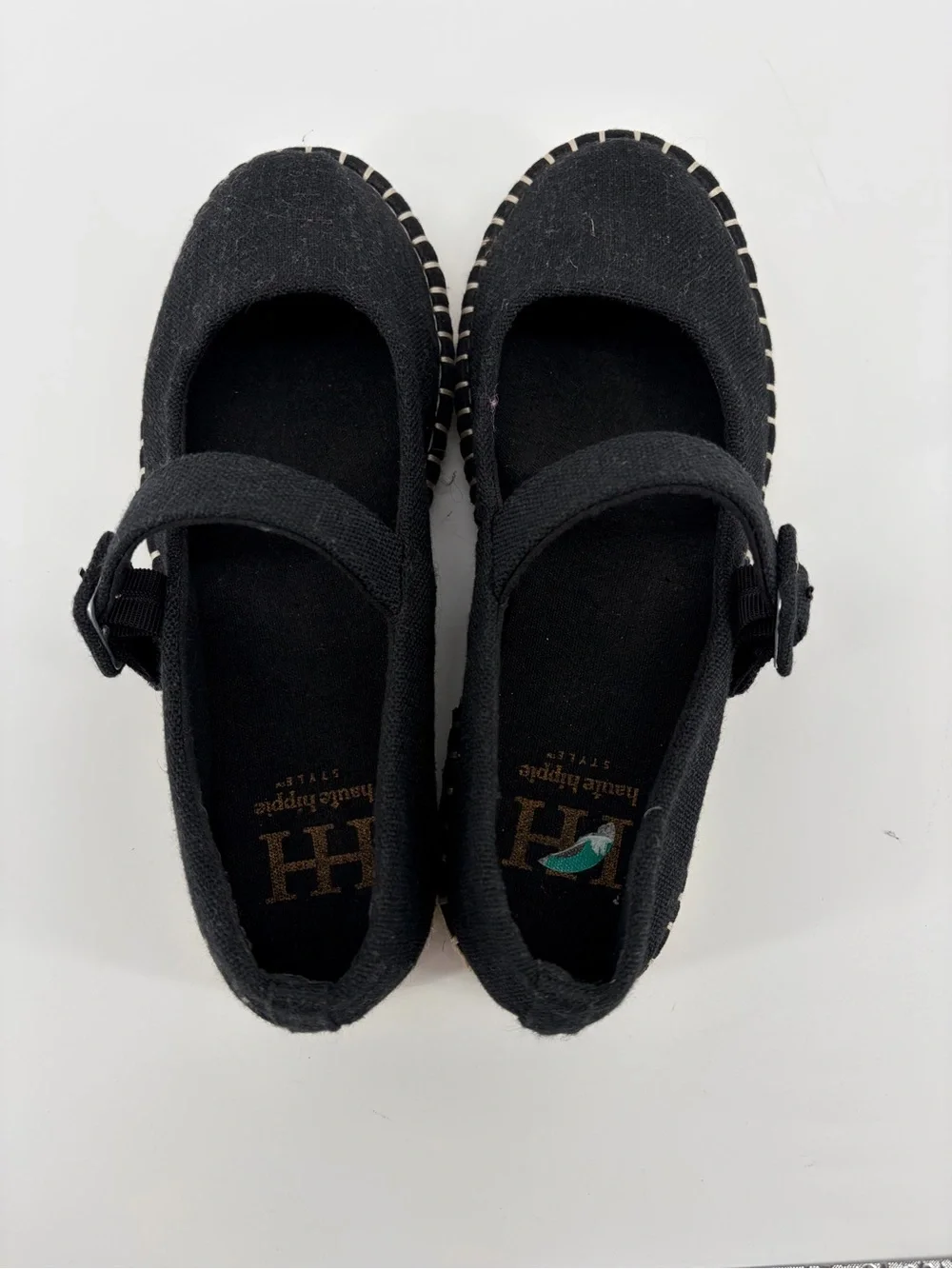 Haute Hippie Cecily Women’s Shoes Espadrilles Canvas, Black, Size 8‎ M, NWOT